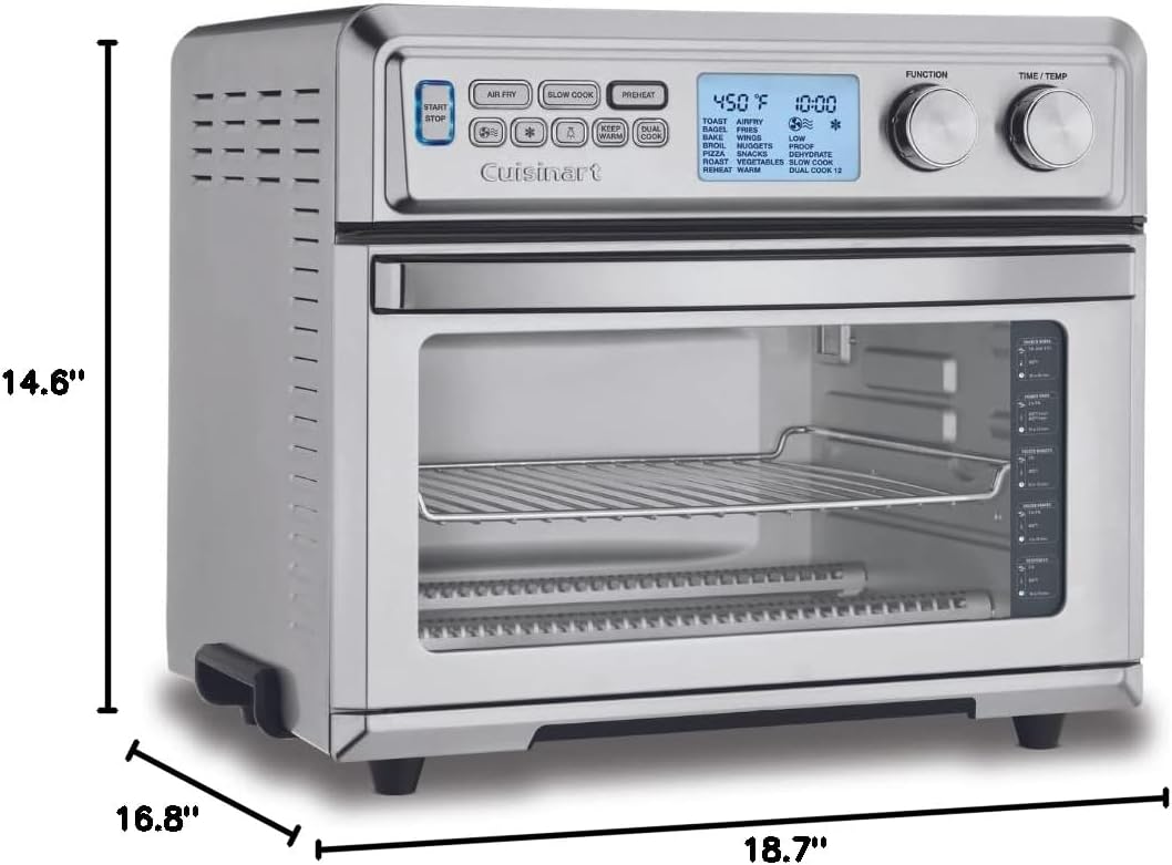 horno premium de 1800 vatios con pantalla digital y controle