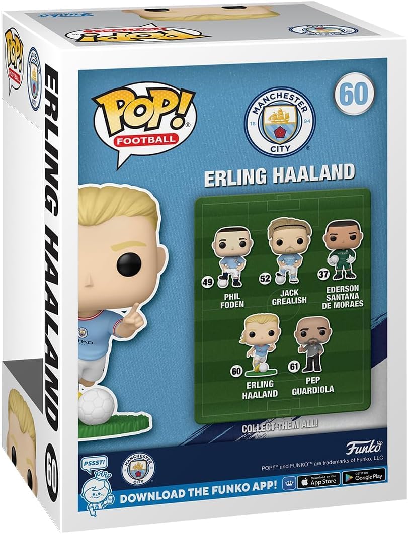 Figura Funko POP Manchester City Erling Haaland 3.75 pulgadas
