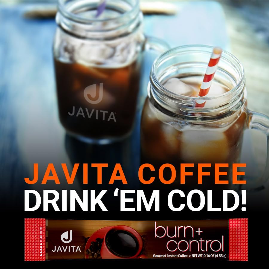 Café Instantáneo Javita Burn + Control con Garcinia y Yerba Mate
