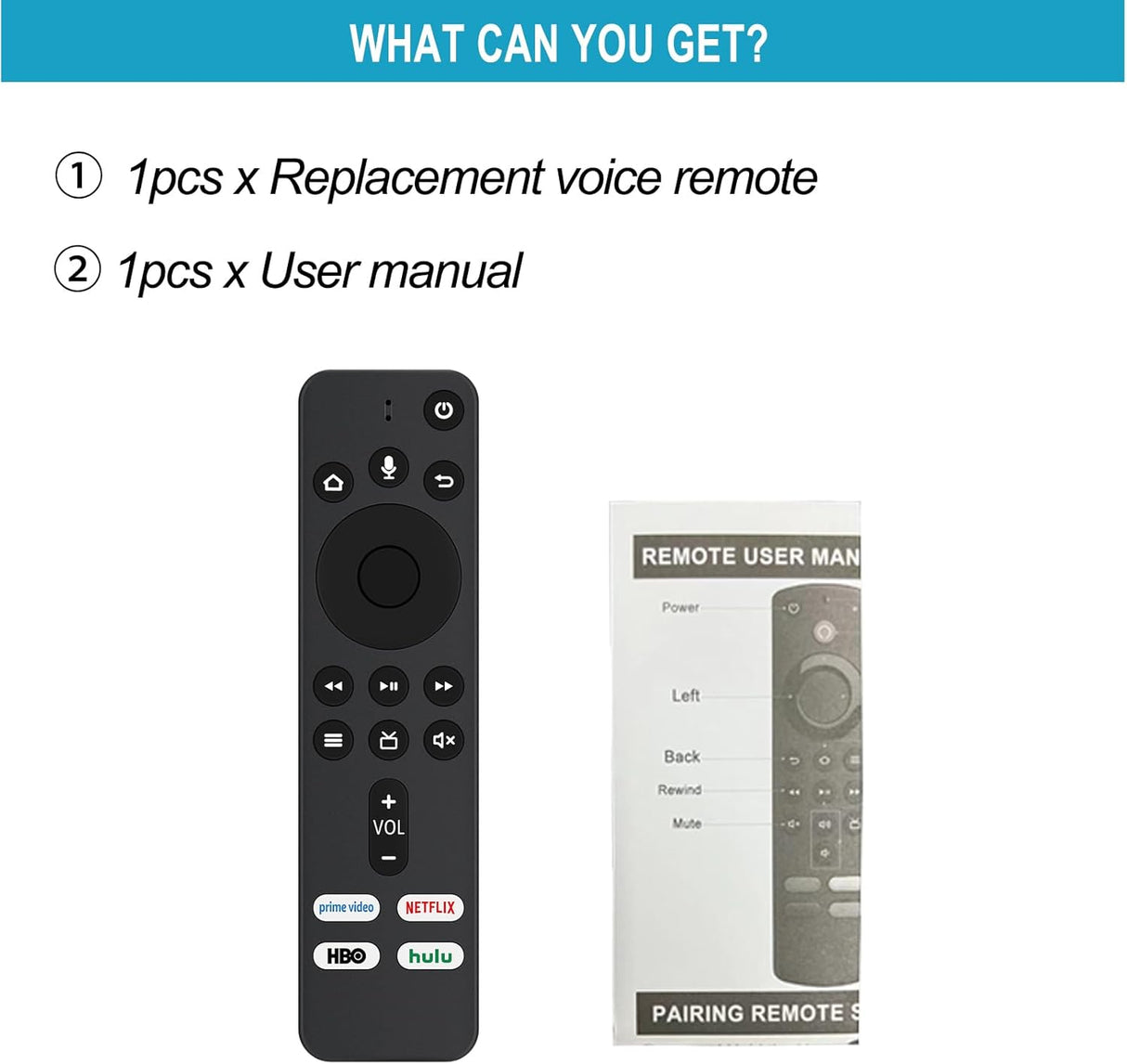 Control Remoto CT-RC1US-19 para TV Smart Insignia/Toshiba