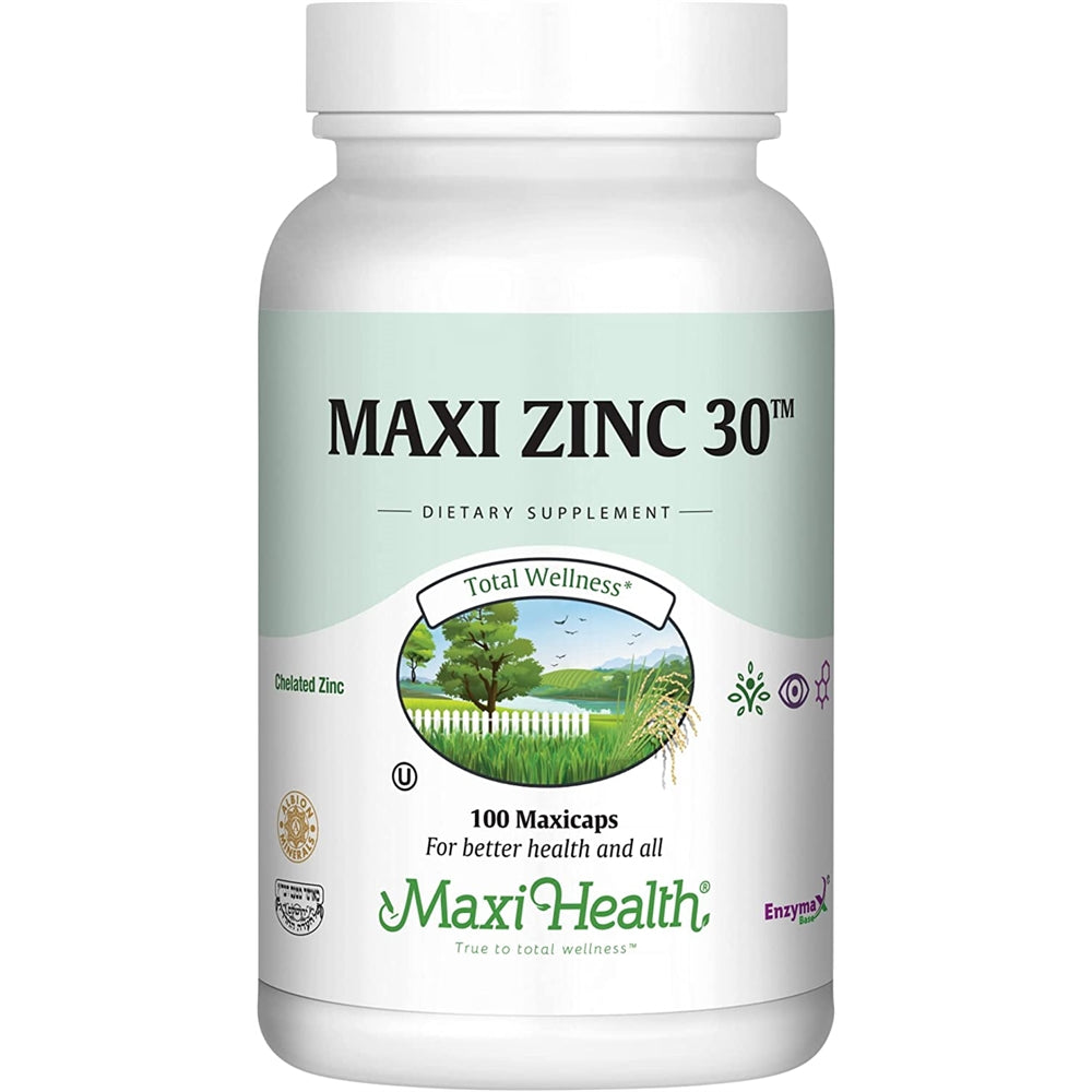 Suplementos Zinc 30 Vitamina de zinc con enzymax 100 und