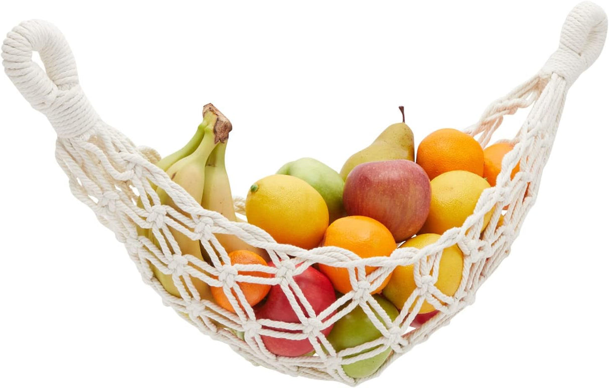 Hamaca de Macramé para Frutas Okuna Outpost, 2 Ganchos, 6x25x15