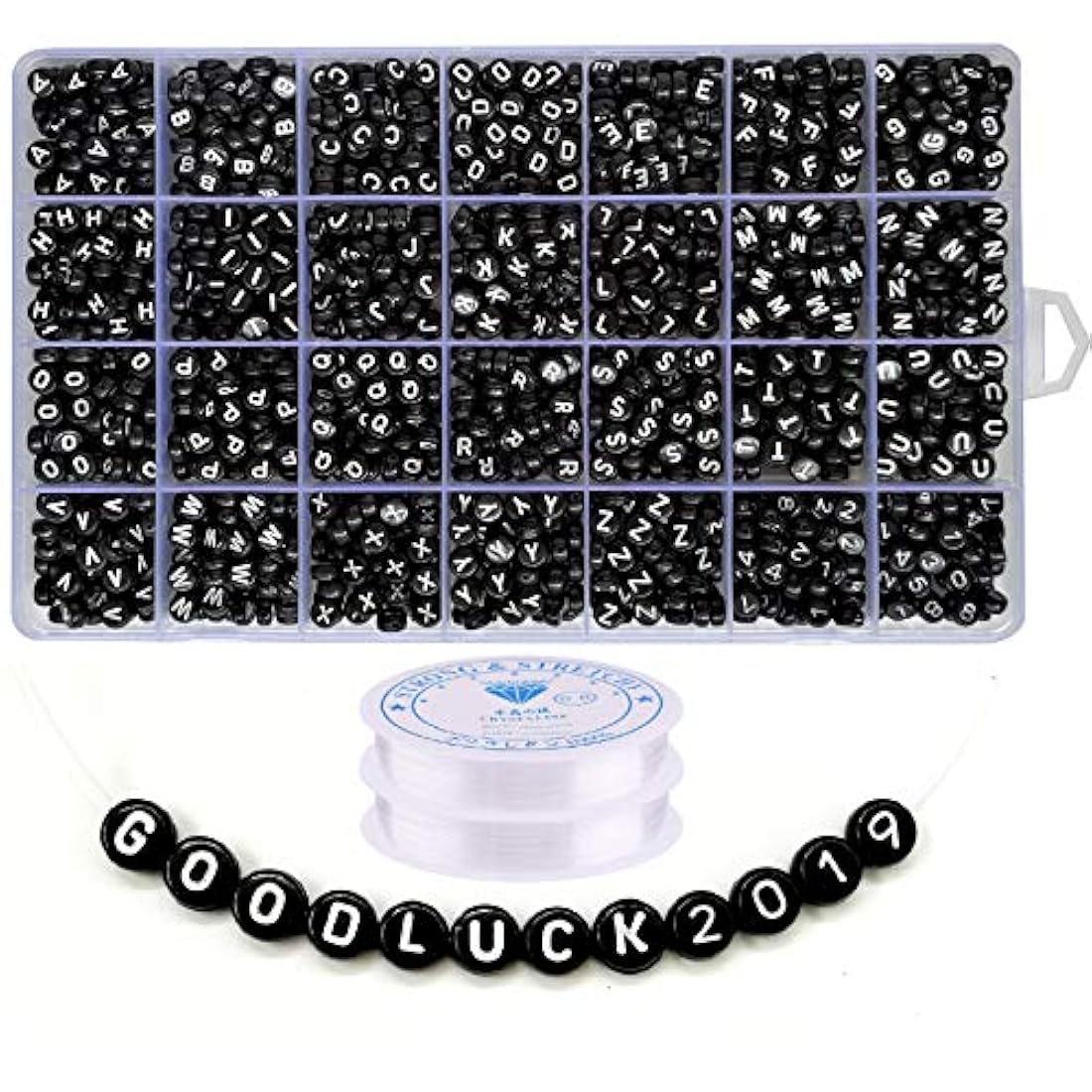 cuentas A-Z y corazón para la fabricación de joyas - Looconi