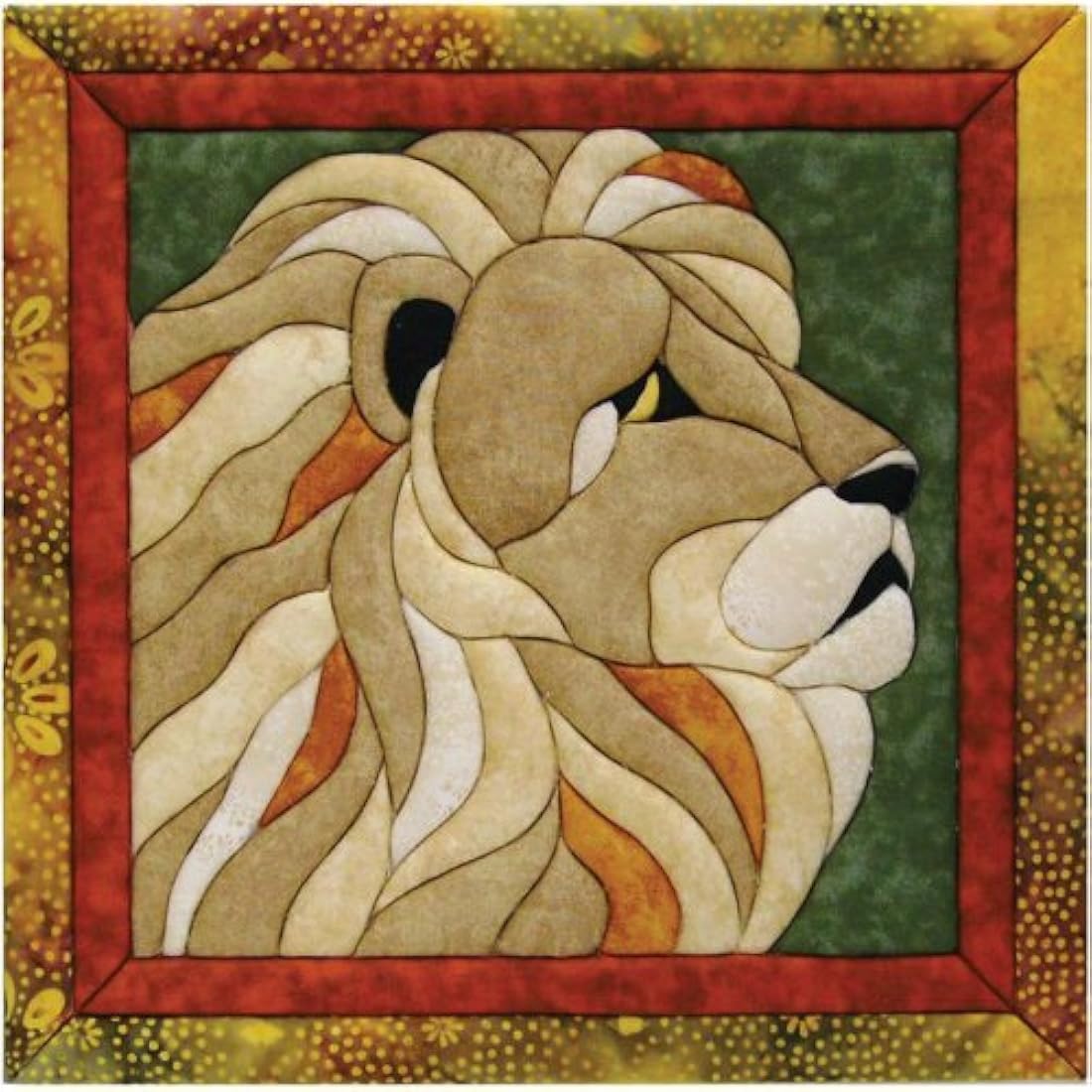 Quilt Magic - Kit de león de 12.0 x 12.0 in