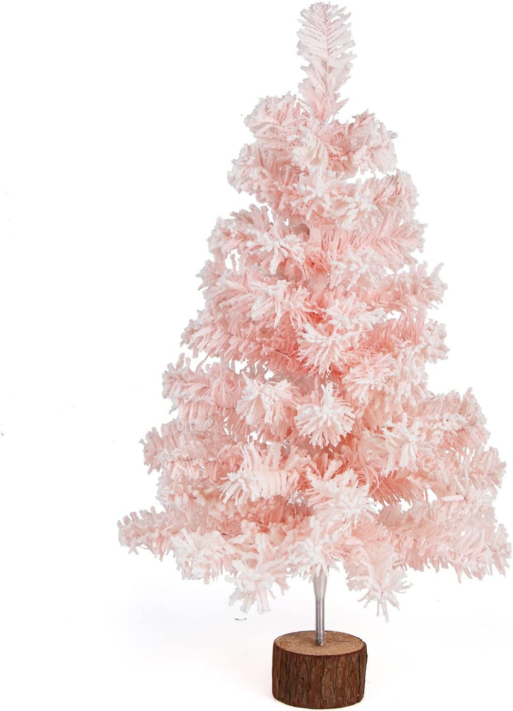 Árbol de Navidad Artificial Pequeño de 2 Pies con Nieve Flocking