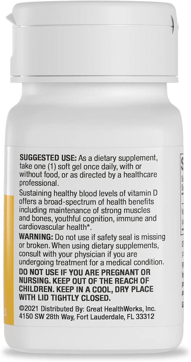 Suplemento OmegaXL Vitamina D3 5000 IU - 30 Softgels