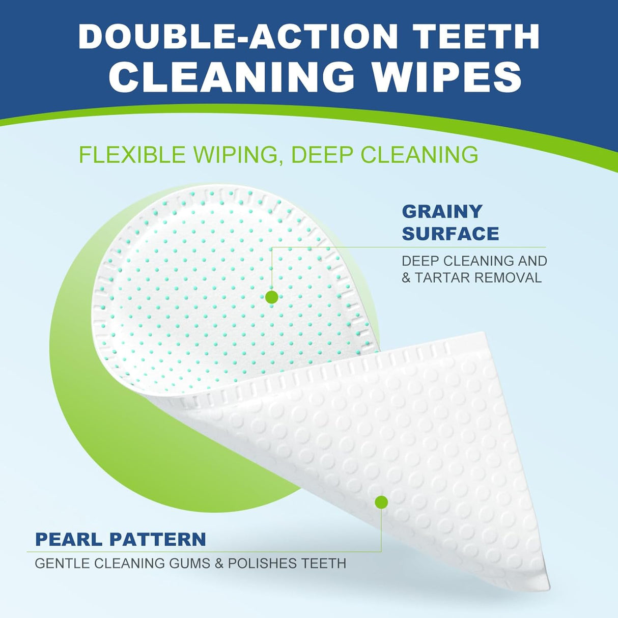 Toallitas Dentales para Perros y Gatos, Cuidado Oral 60 Cts