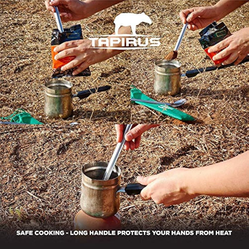Tapirus - Juego de cucharas ideal para senderismo camping