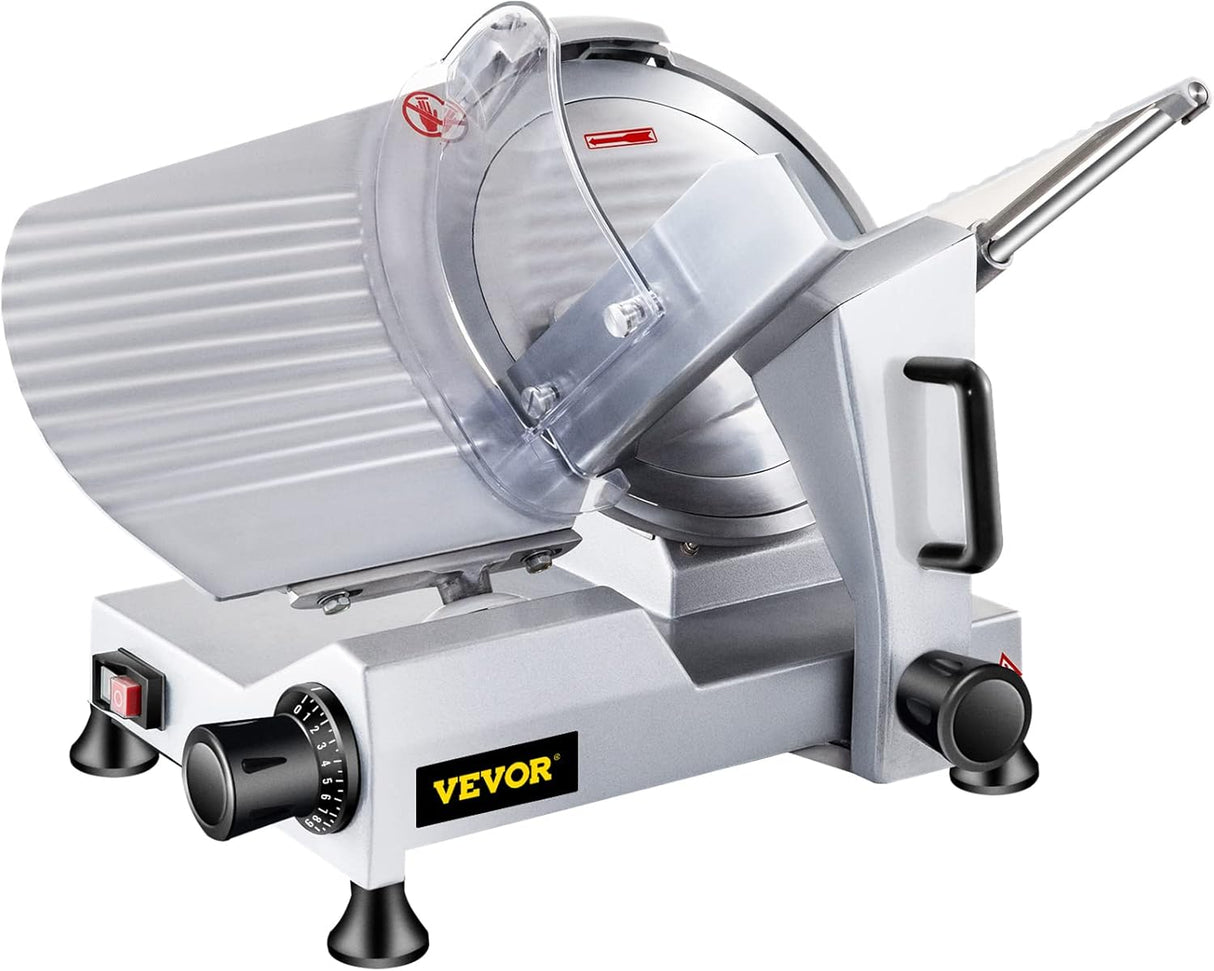 Cortadora de carne VEVOR 10 240W, acero, semi-automática 10IN-240W