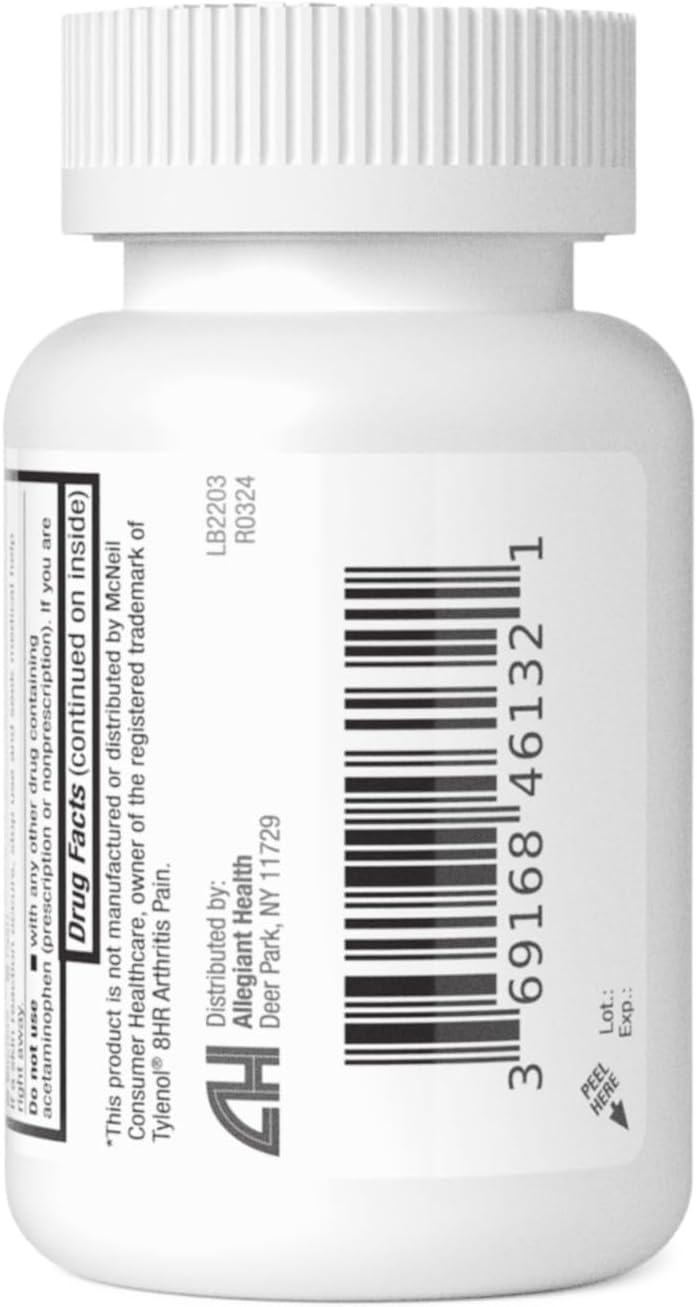 HealthA2Z® Alivio del Dolor Extendido 650mg 8h 100 cápsulas