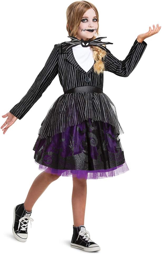 Disfraz Niñas Jack Skellington Tutu Deluxe - Pesadilla Antes de Navidad