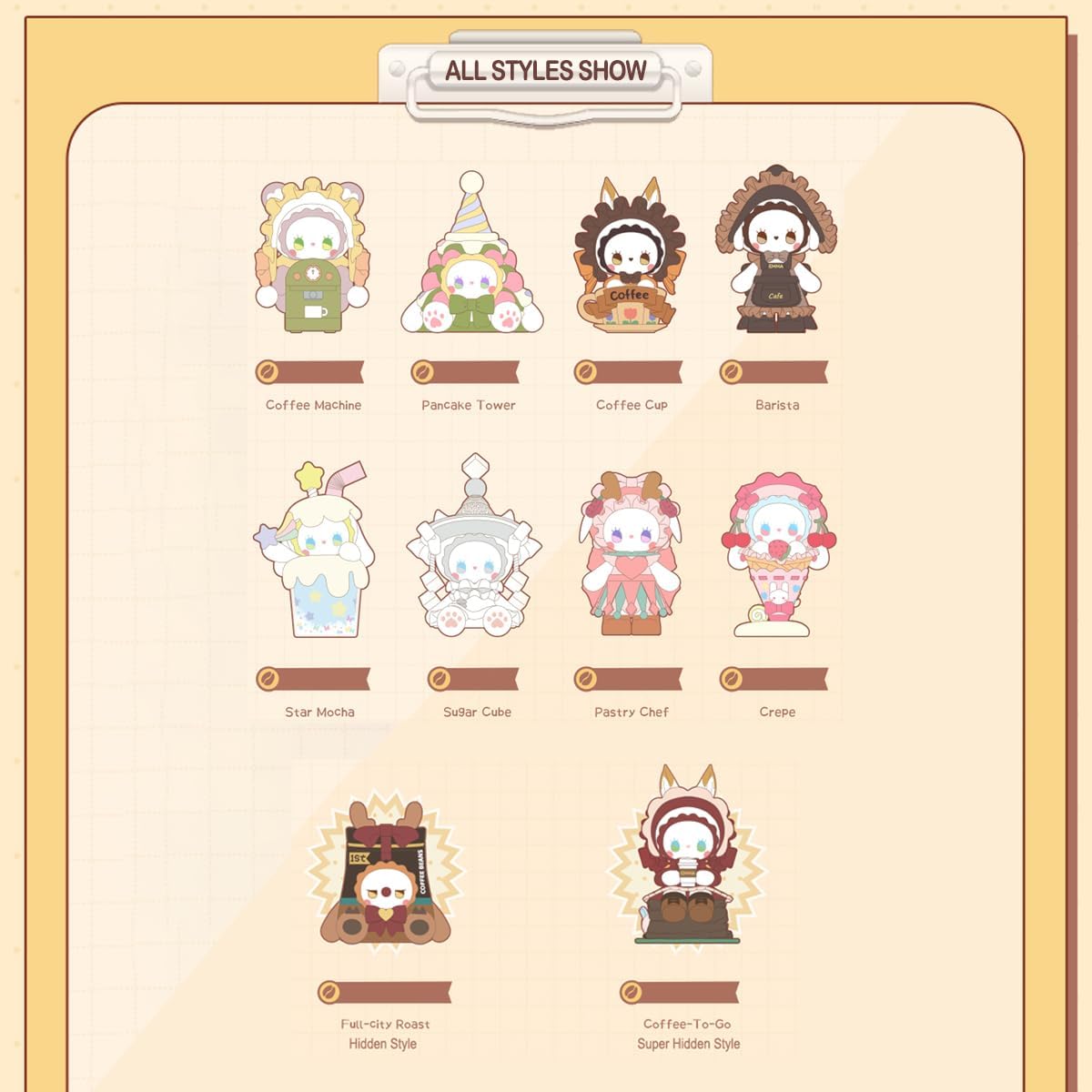 Figuras de Acción Emma Coffee Shop, Caja Sorpresa, Coleccionable