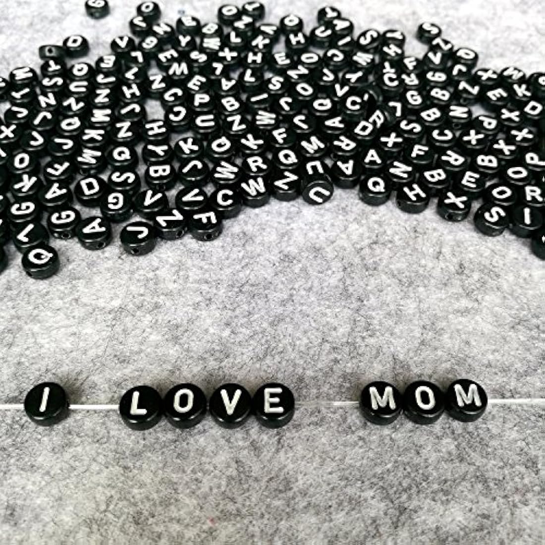 cuentas A-Z y corazón para la fabricación de joyas - Looconi