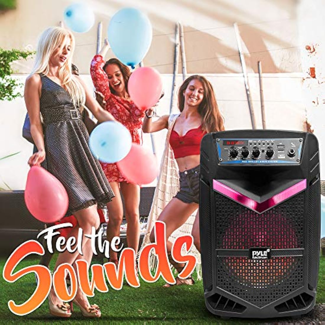 Parlantes Portátiles altavoces Bluetooth PYLE-PRO PPHP1242B