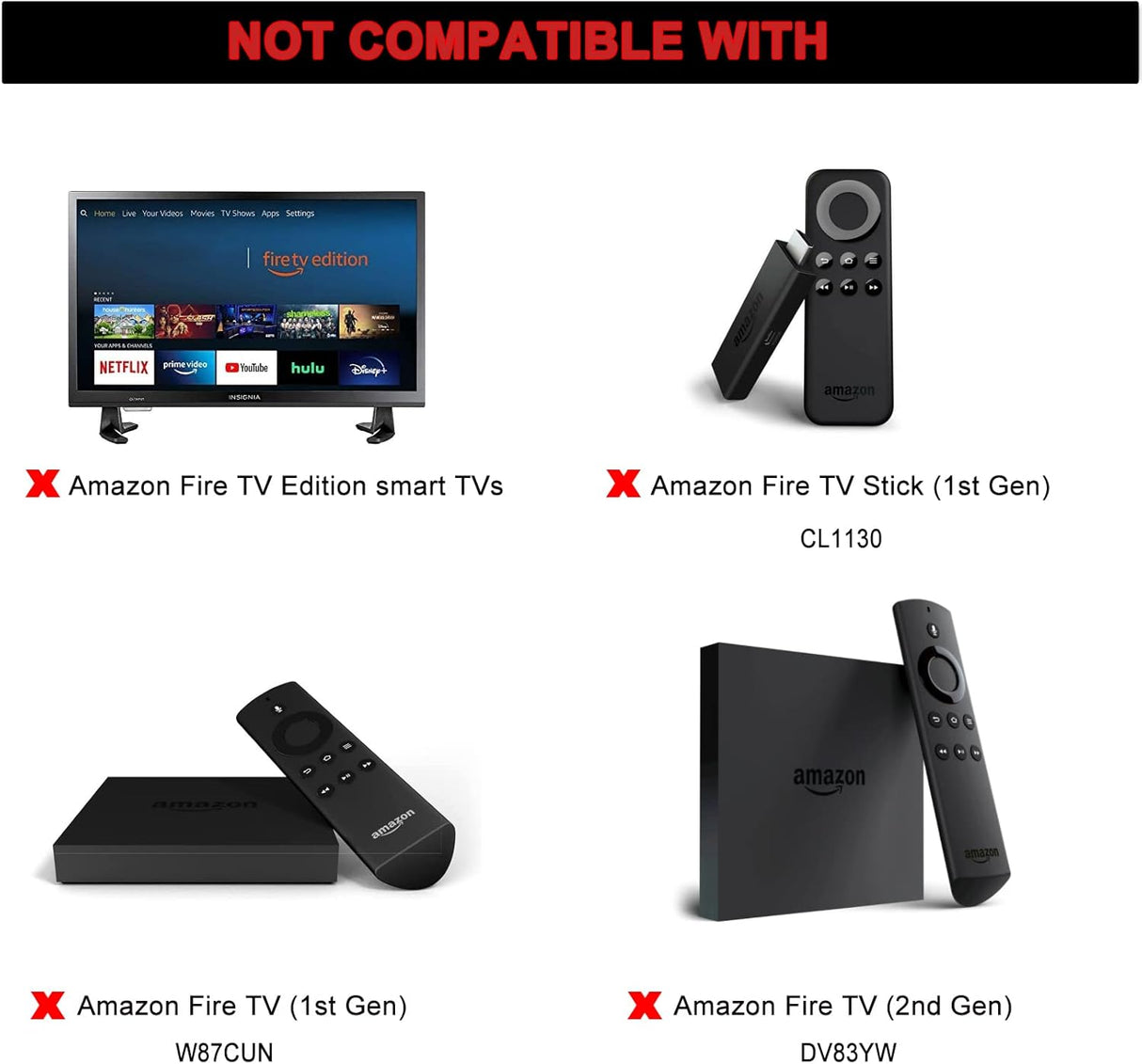 Control Remoto L5B83G para Amazon TV Stick y Cube