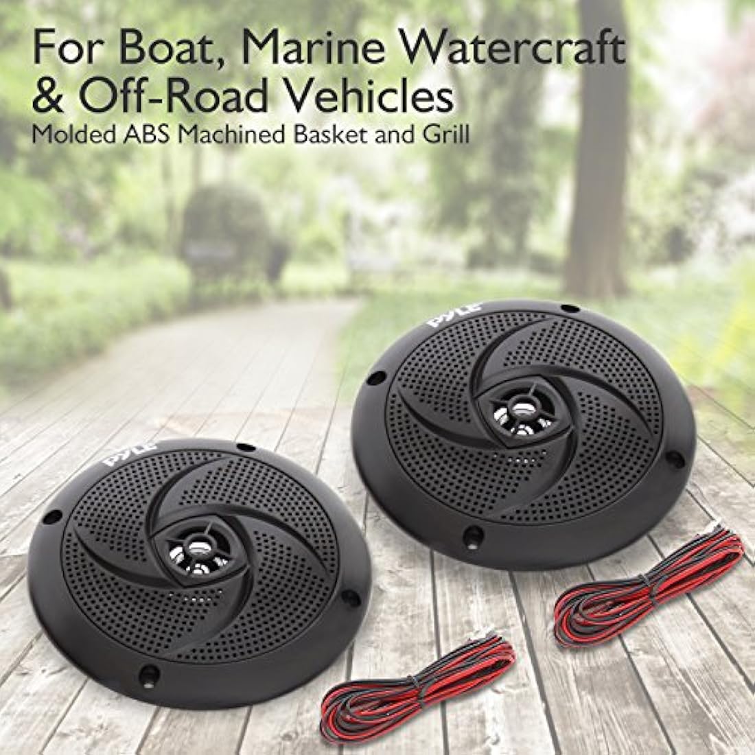 Parlantes marinos impermeables PYLE PLMRS4B.5