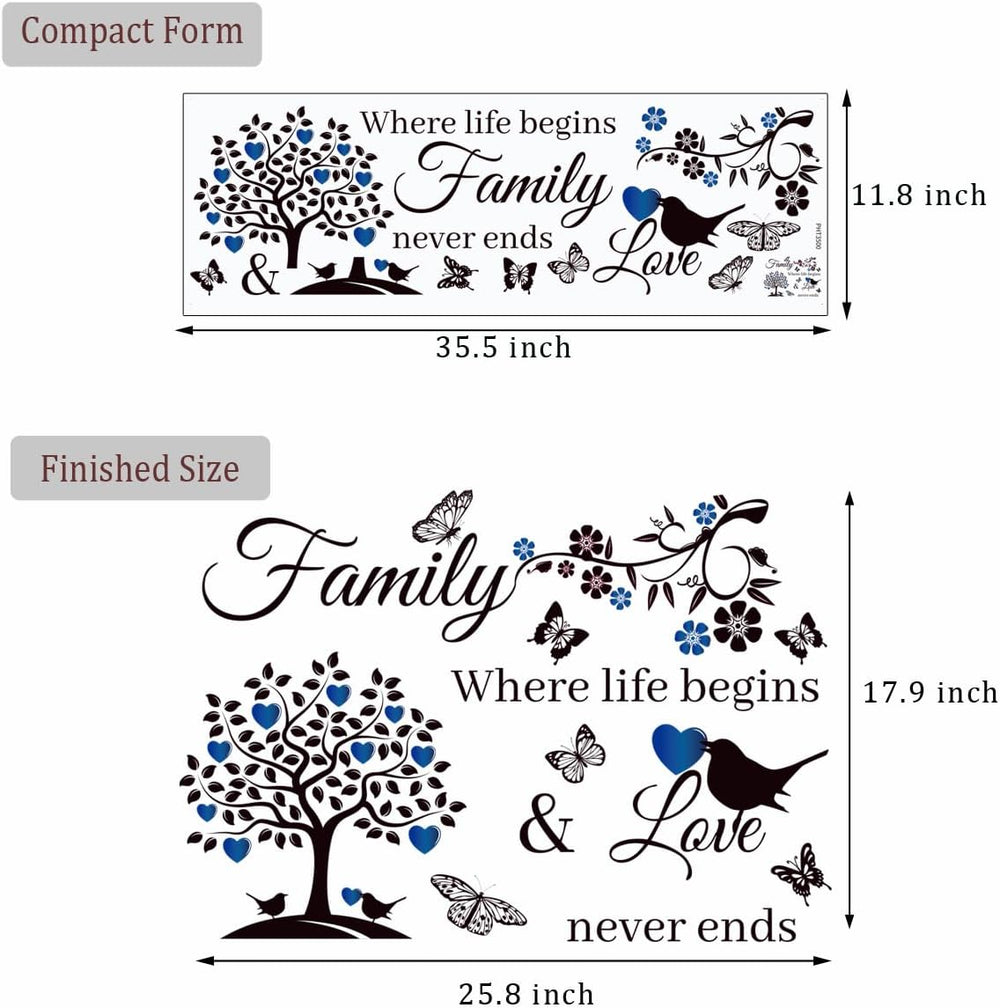 Vinilos Decorativos Familia - Citas Inspiradoras para Hogar