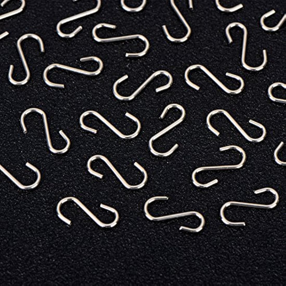 Shappy 200 piezas Mini S Ganchos Conectores alambre