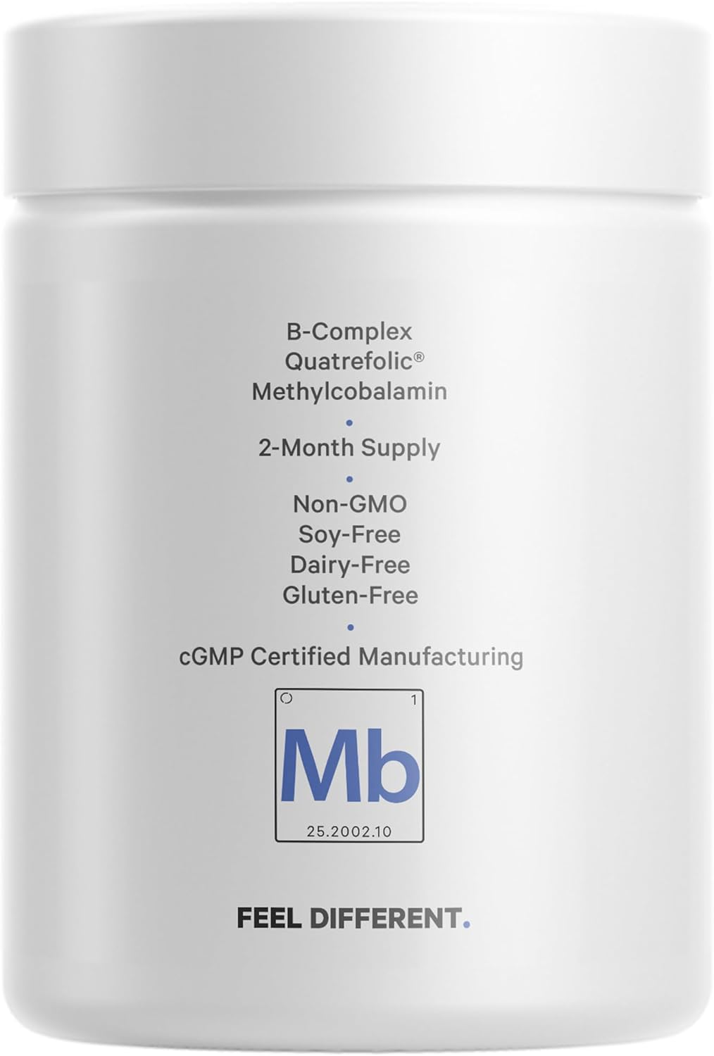 Suplemento Codeage Methylfolate B Complex 5 MTHF 120 Cáp