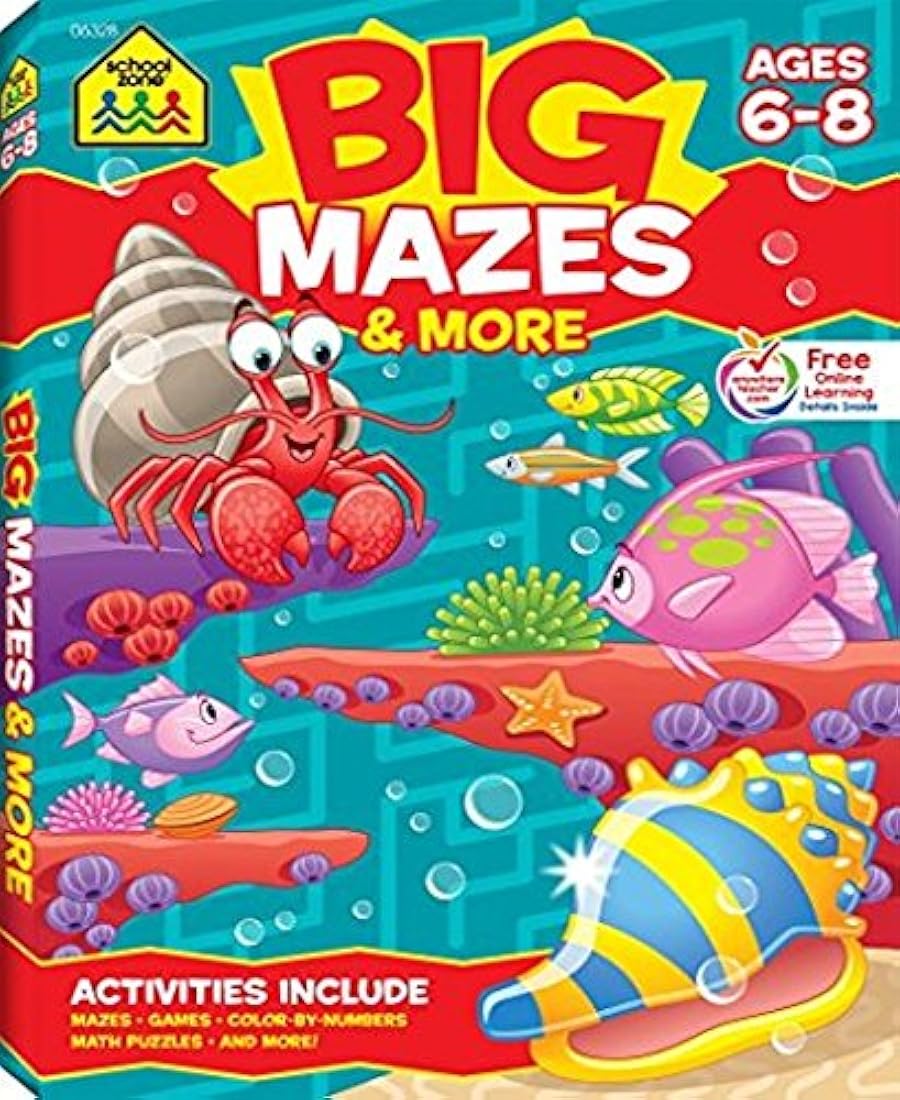 Big workbook-mazes y más