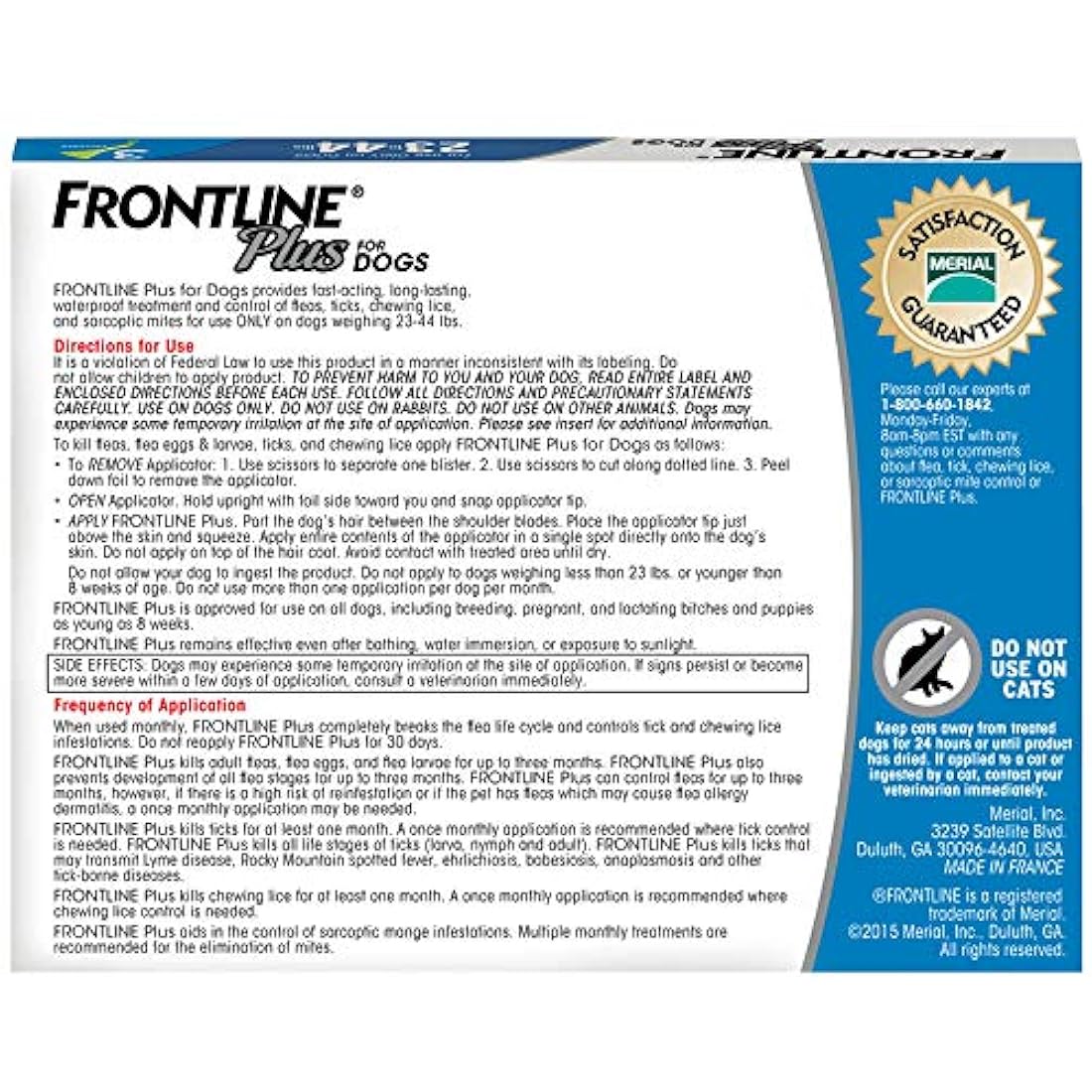 Tratamiento contra pulgas y garrapatas para perros