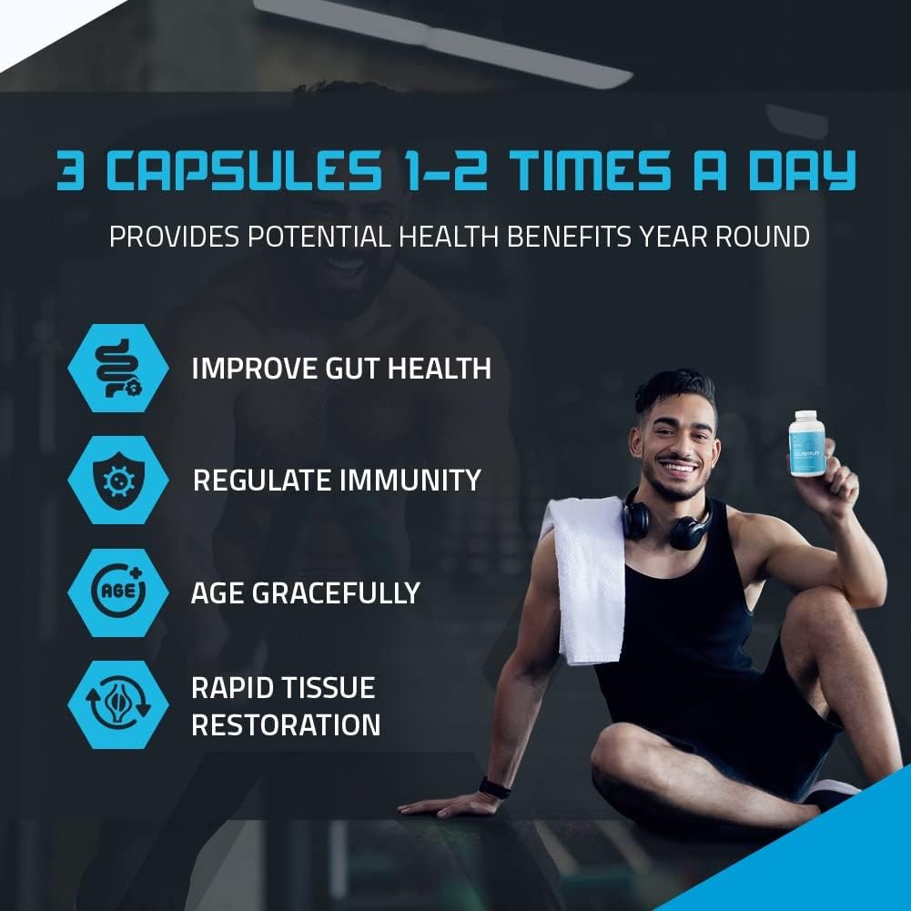 Colostro Bovina Puro 180 Cápsulas - Libre de Antibióticos