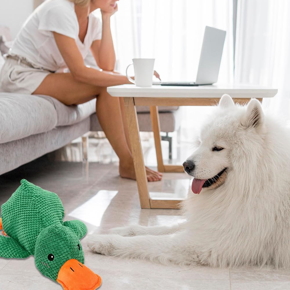 Juguete para Perros Quack-Quack, Mellow, Durable y Calmante