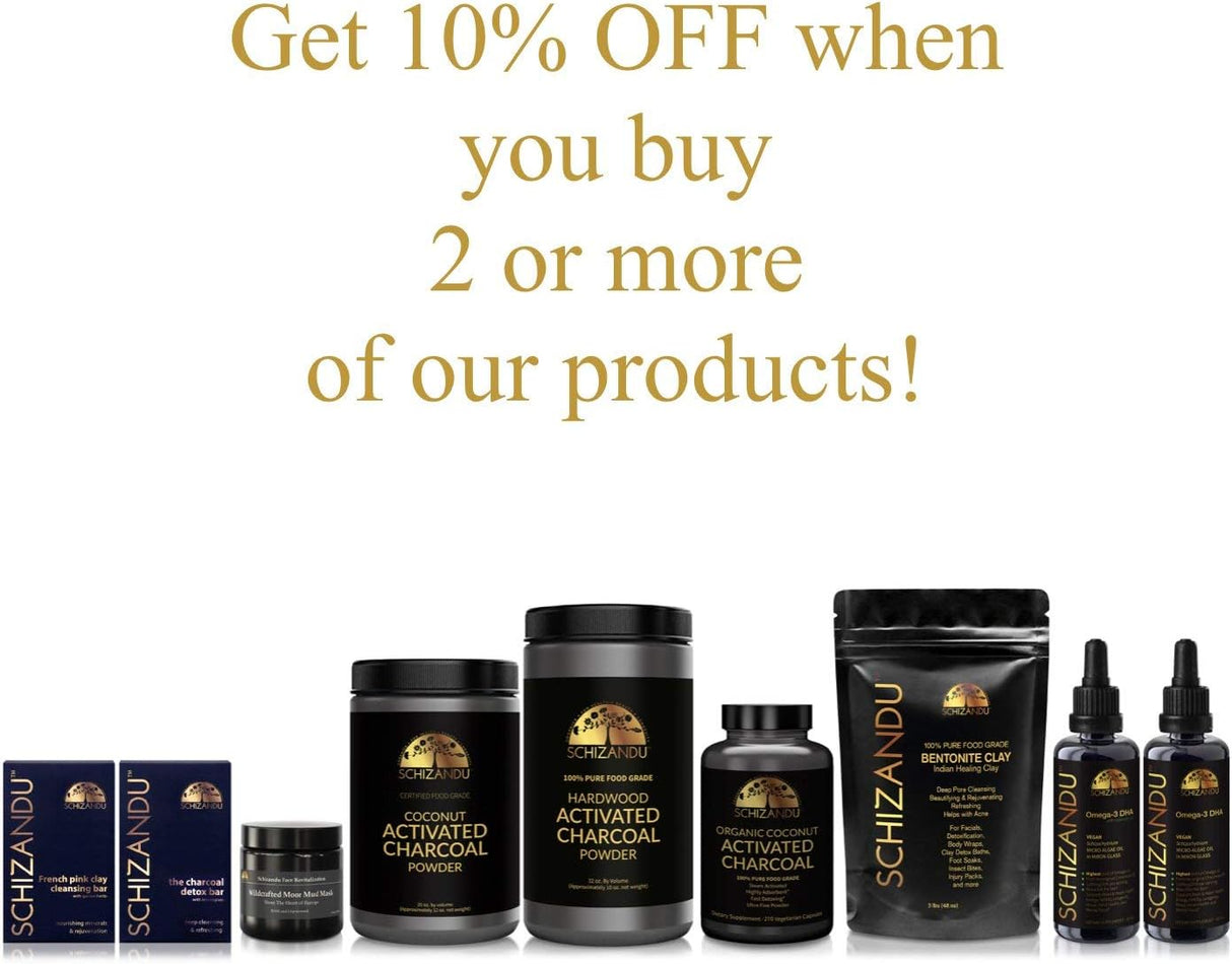 Suplementos Alimenticios de carbón vegetal activado y coco