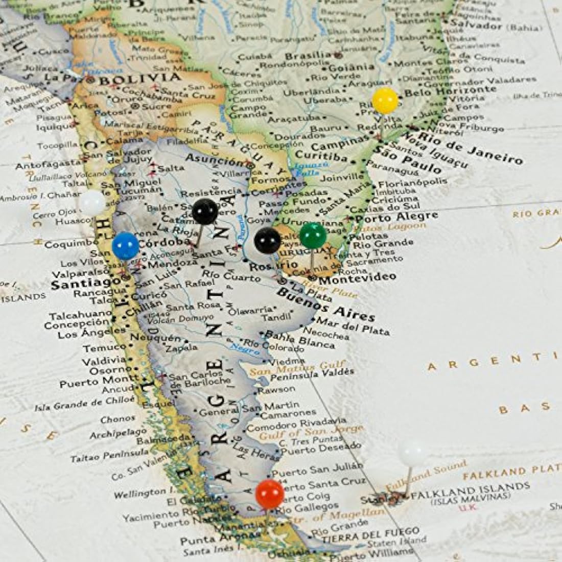 Craig Frames Wayfarer Mundo Ejecutivo Mapa de viaje