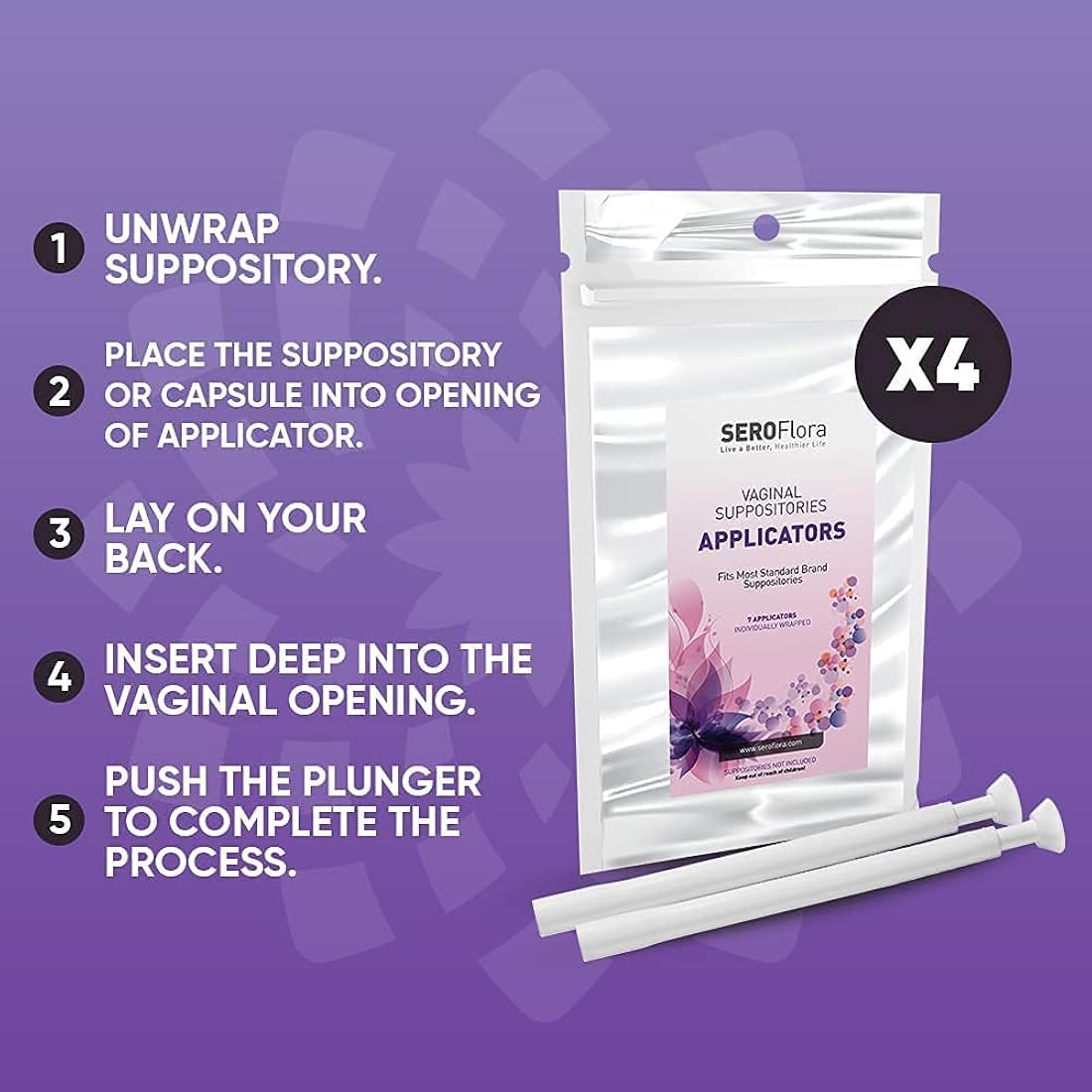 Suplementos Alimenticios paquete de 28 aplicadores para mujer