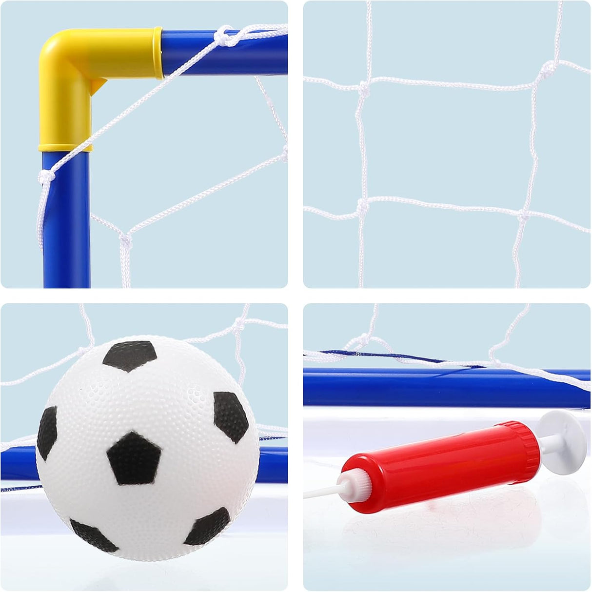 Toyvian Red de fútbol para niños porterías de fútbol