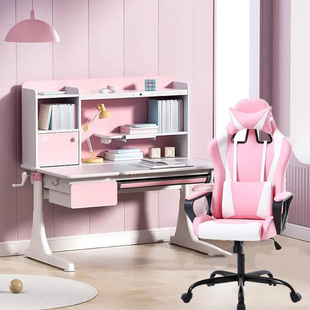 Silla Gamer de respaldo alto Pink game chair BSTOPHKL