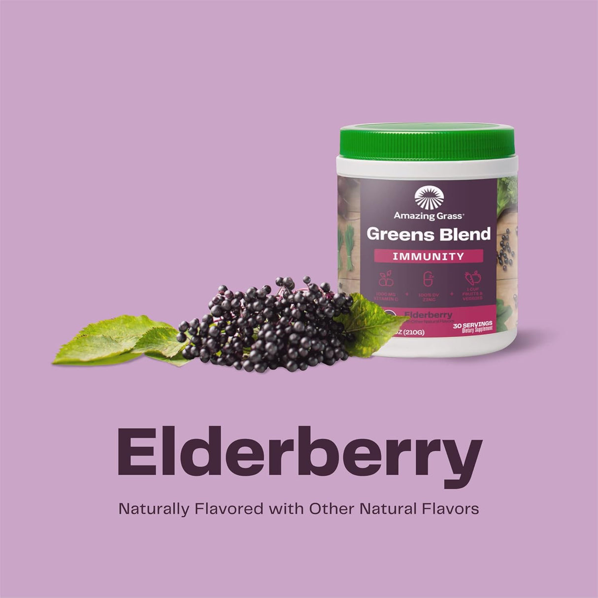 Suplemento Superfood para apoyo inmunológico Super Greens