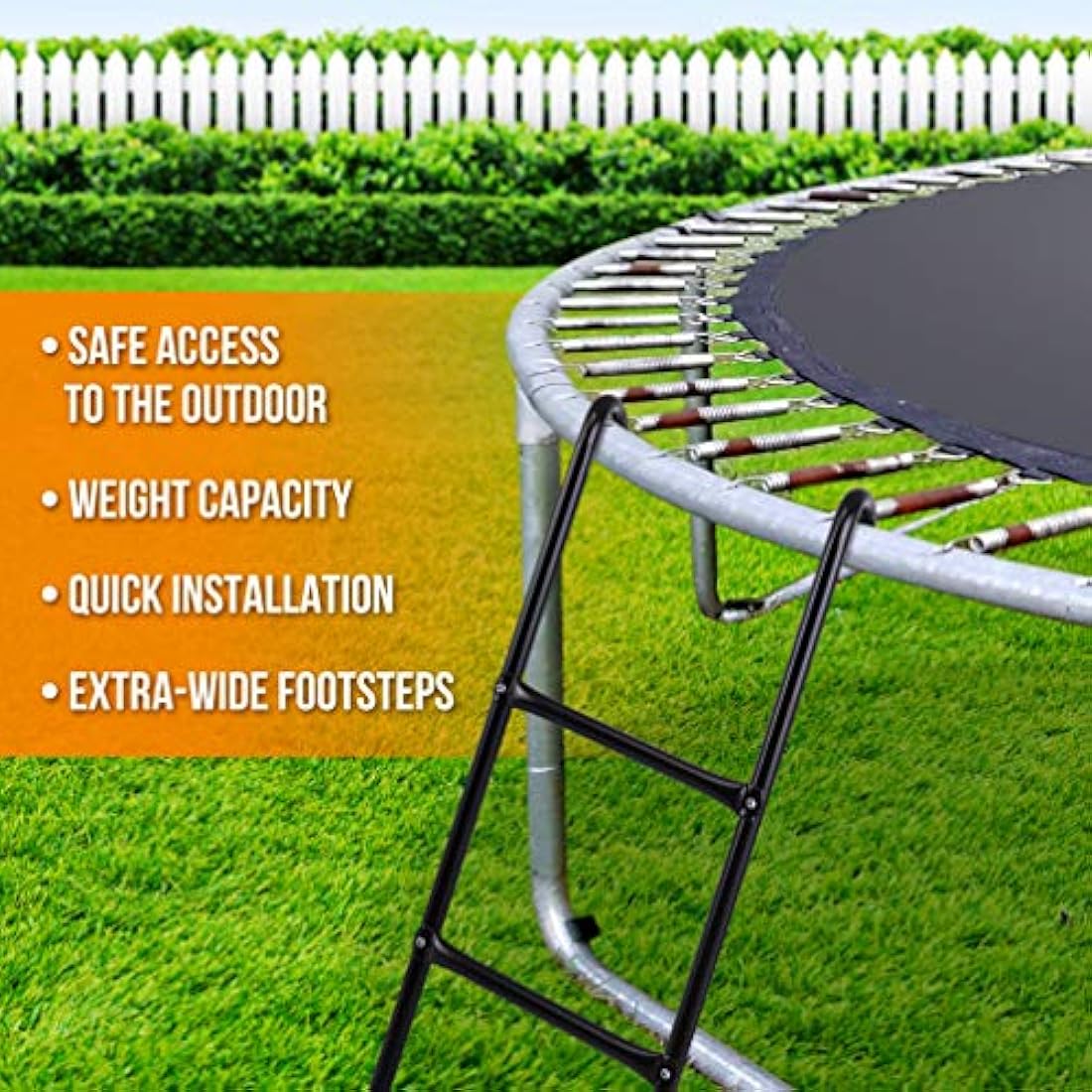 Escalera de seguridad para trampolín SERENELIFE SLTRA12LDR.5