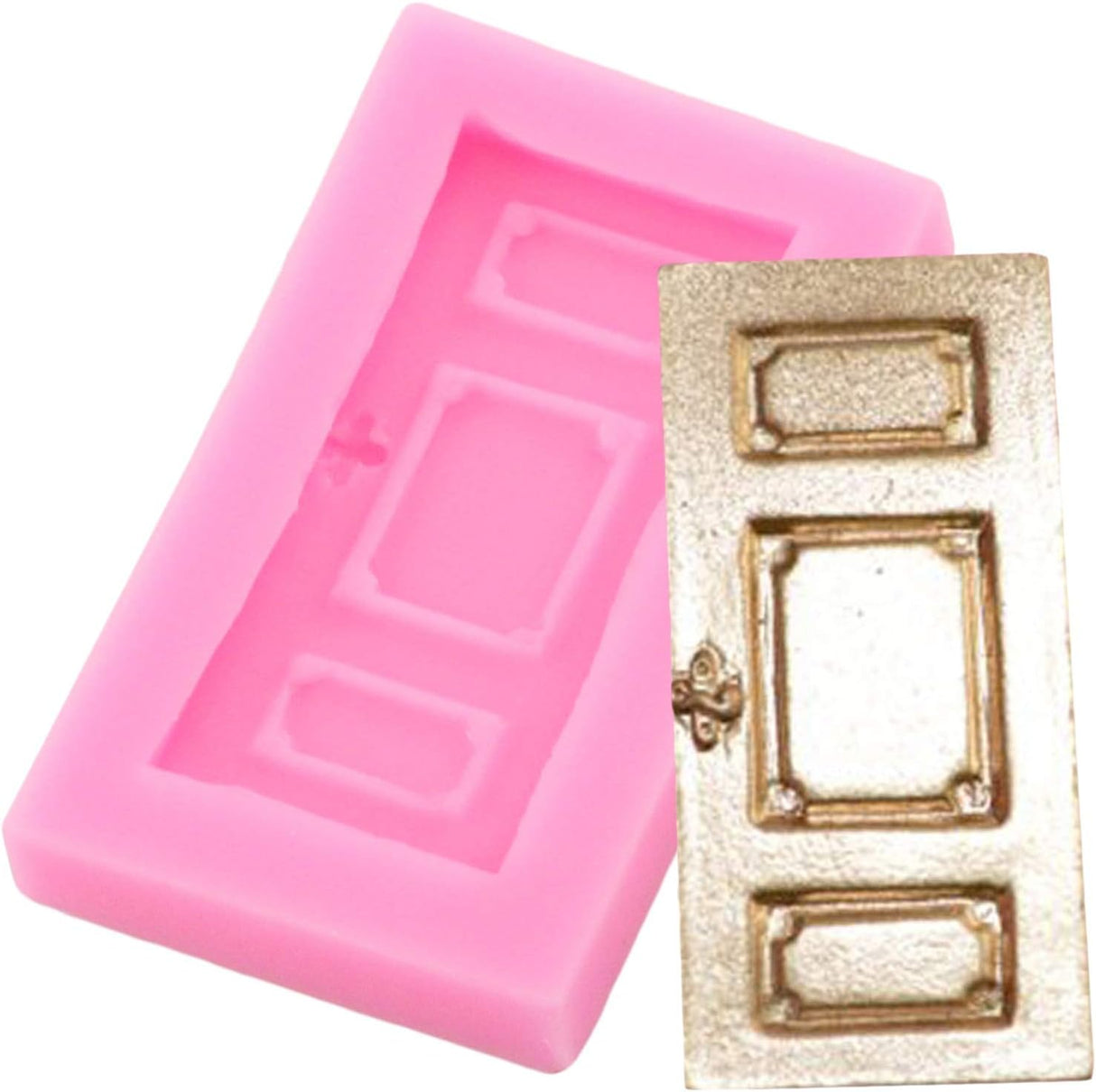 Molde de silicona para puerta de ventana 3D para bricolaje