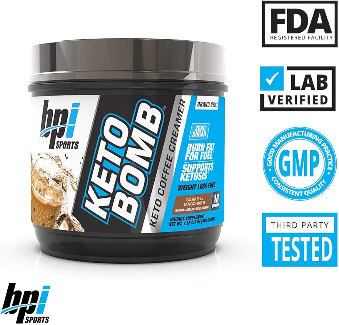 Suplemento Dietario BPI Sports Keto Bomb Batido ketogénico