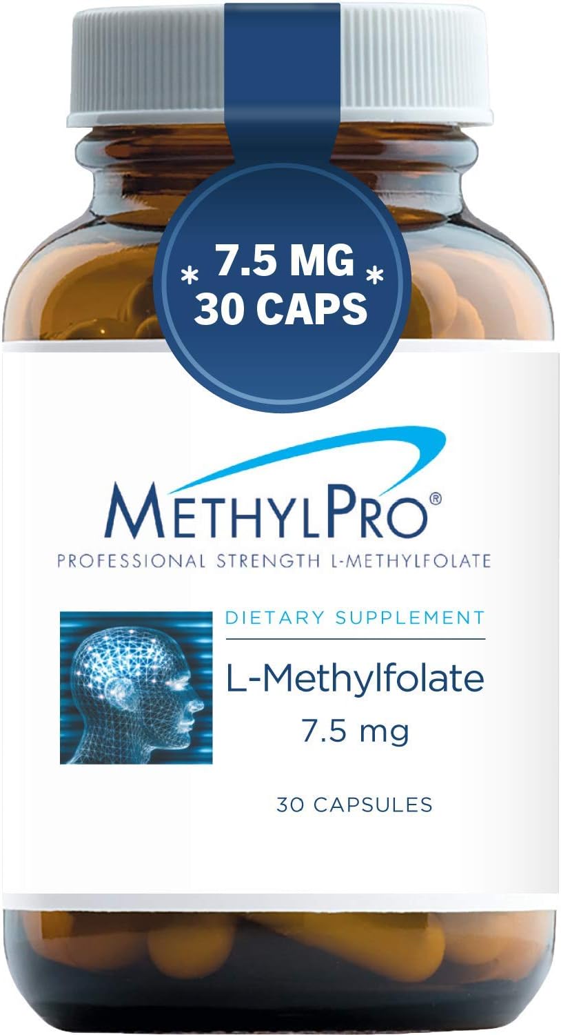Suplemento MethylPro 7.5 mg de L-metilfolato 30 cápsulas