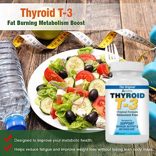 Suplemento Thyroid T-3 Radical Booster Metabólico 180 cáp