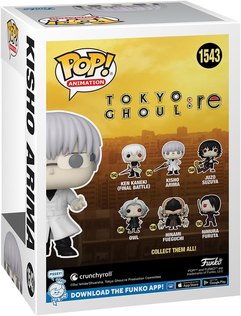 Funko Pop! Animación: Tokyo Ghoul:re - Kisho Arima Coleccionable