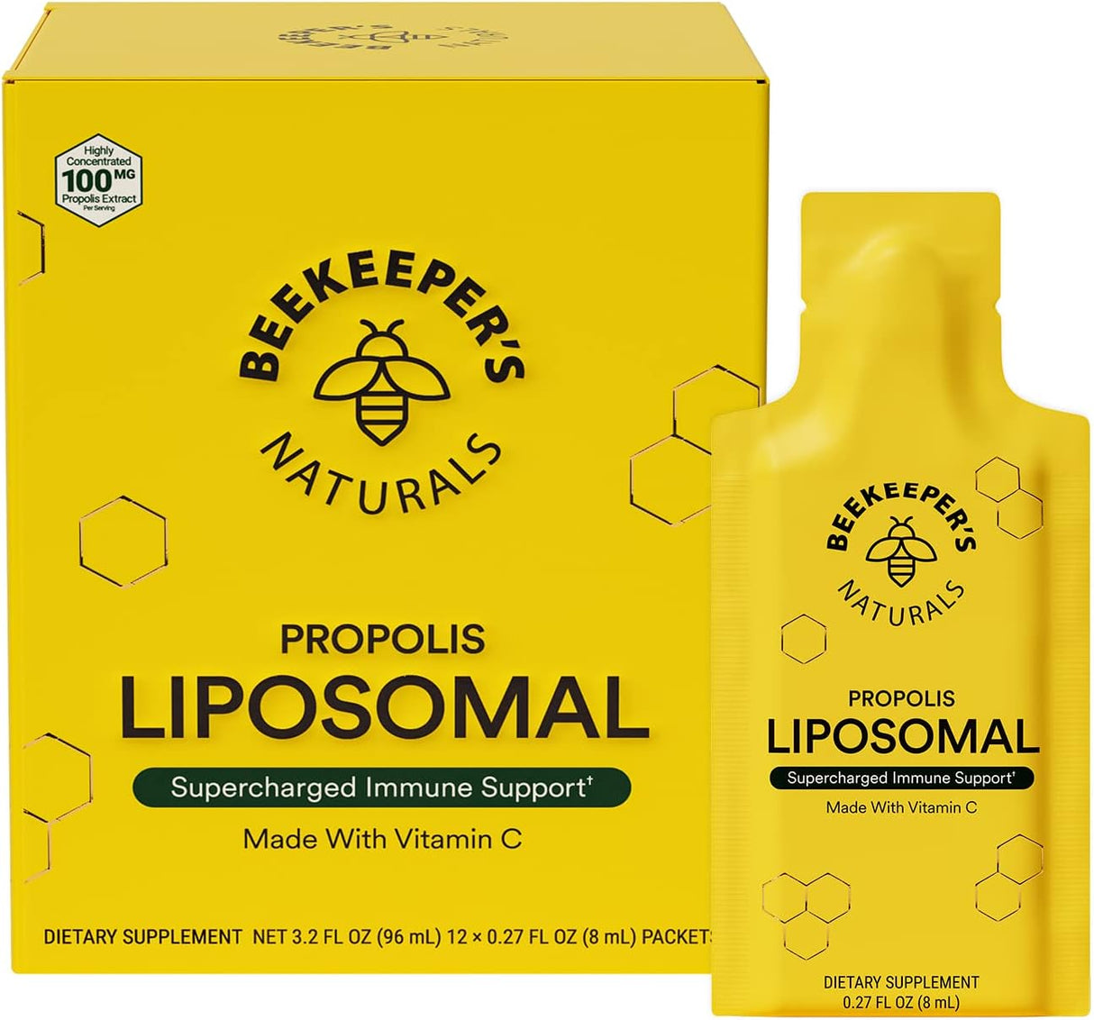 Suplementos Propóleo Liposomal con Vitamina C Bio-Disponible