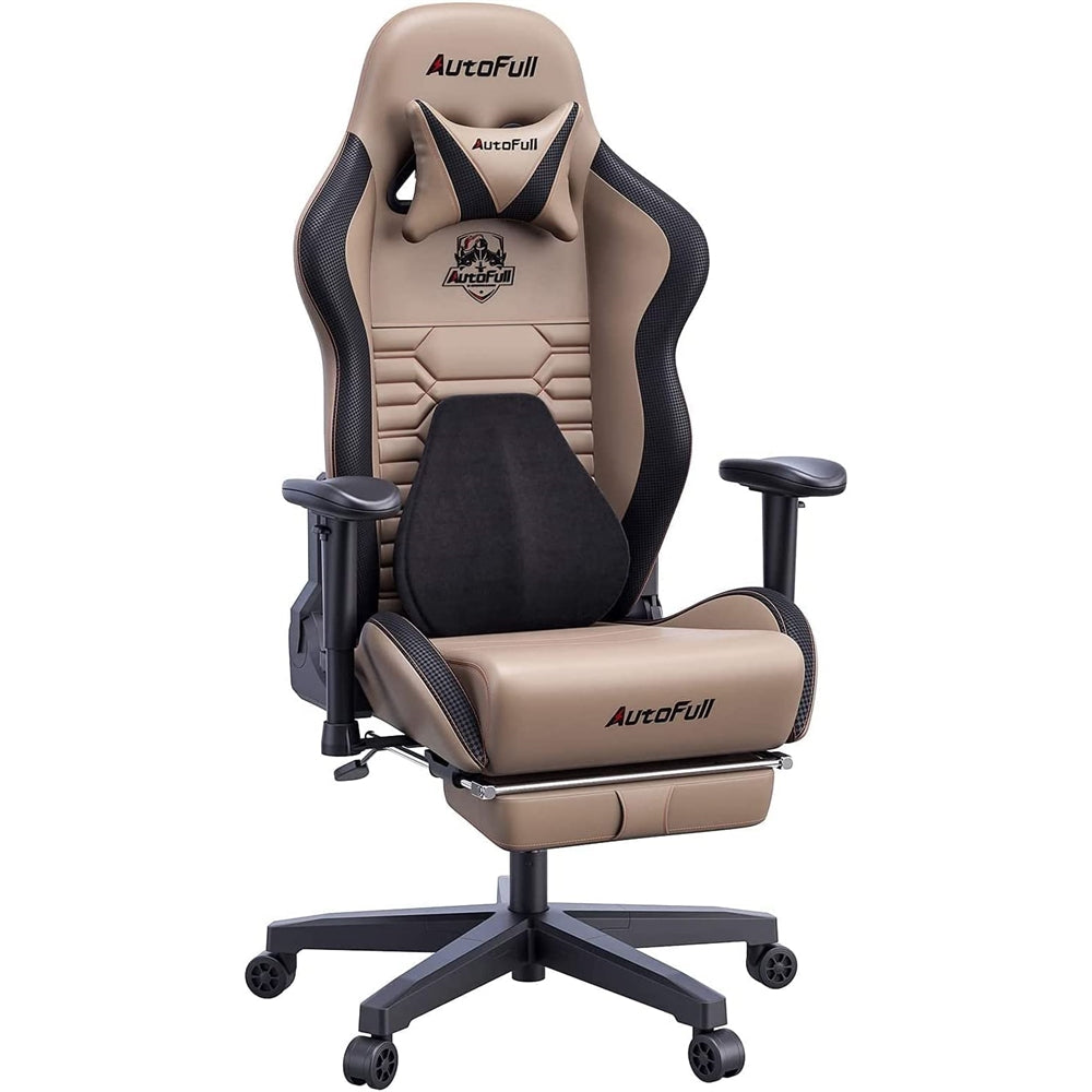 Silla para videojuegos con soporte lumbar ergonómico