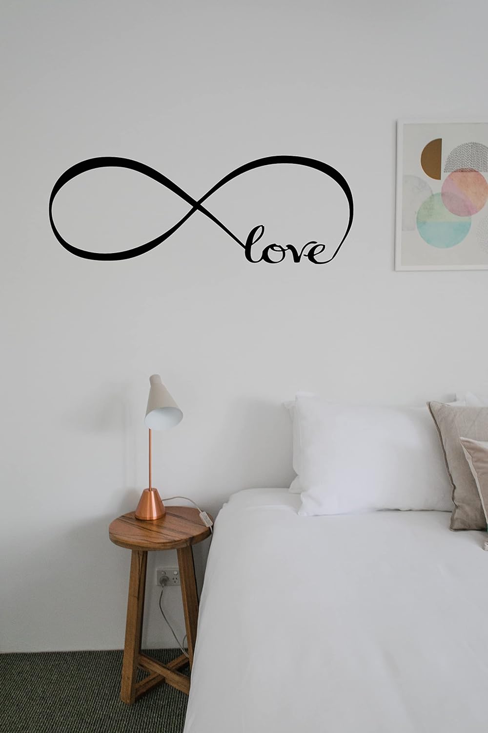 Vinilos Decorativos Amor Infinito para Pared 7'' x 22