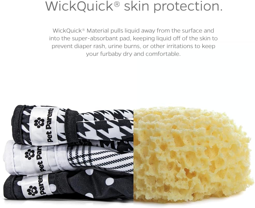 Pet Parents Pañales y extensores lavables prémium 3