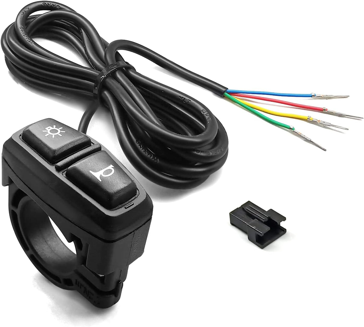 Interruptor de Luz y Bocina WUXING 24V/36V/48V/60V/72V DK226/DK11