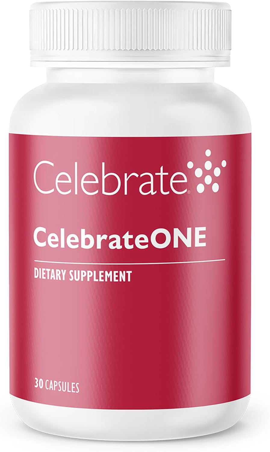 Multivitamínico CelebrateONE, Hierro Libre, 30 Cápsulas