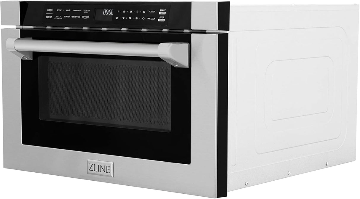 Microondas empotrado ZLINE 1.2 cu. ft. con manija tradicional
