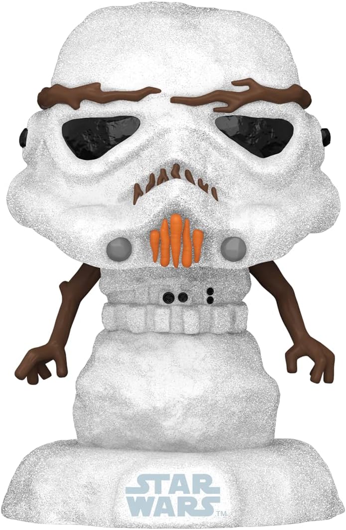 Funko Pop! Star Wars: Muñeco de Nieve Stormtrooper Edición Festiva