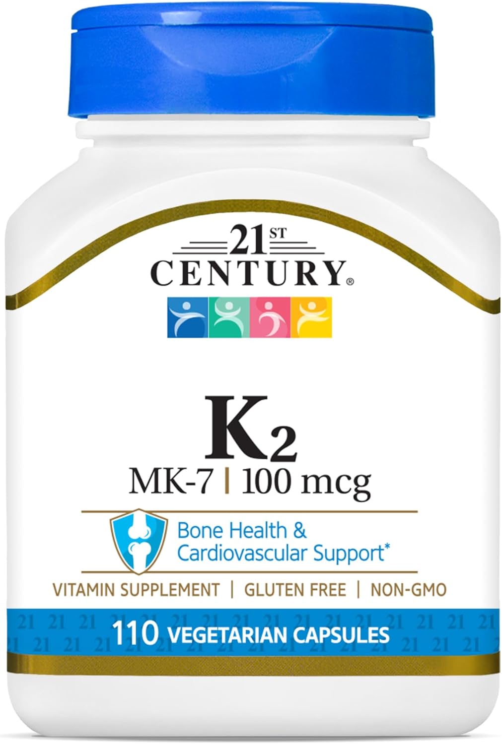 Vitamin K2 (MK-7) 100 mg Cápsulas Vegetarianas 110 pzas