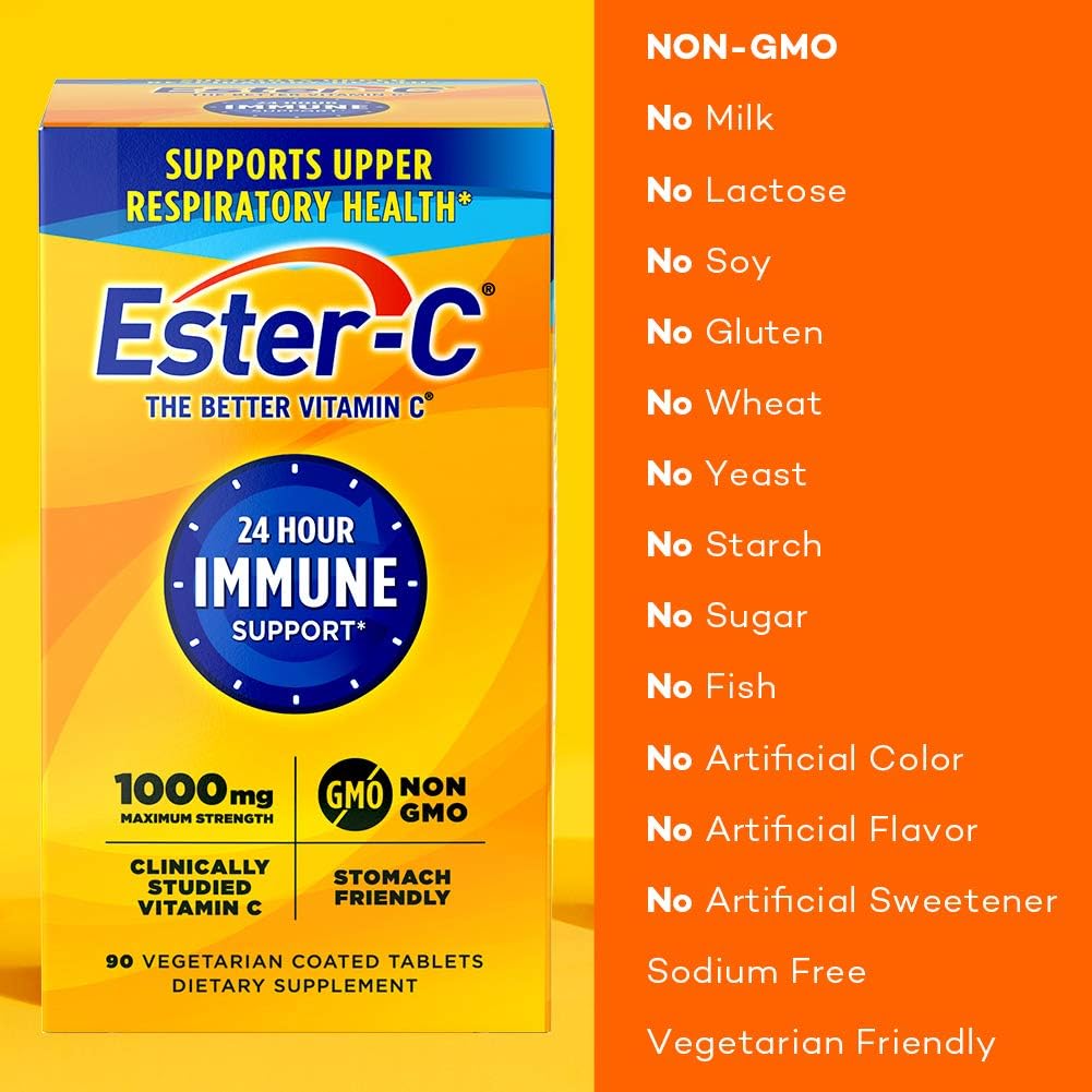 Suplemento Ester-C de vitamina C (0.03 onzas) Tabletas