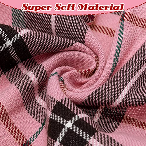 Camisa a cuadros para perros, linda camiseta polo para cachorros, ropa suave para mascotas para perros pequeños, medianos y grandes, S